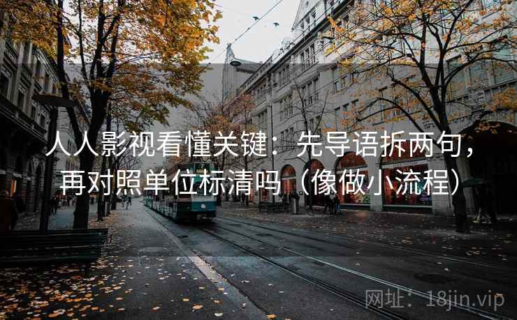 人人影视看懂关键：先导语拆两句，再对照单位标清吗（像做小流程）